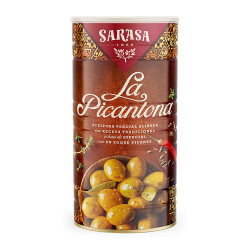 ACEITUNAS V. C/H ALIÑADAS LA PICANTONA 6/2Kg (750gr P.N.E.)